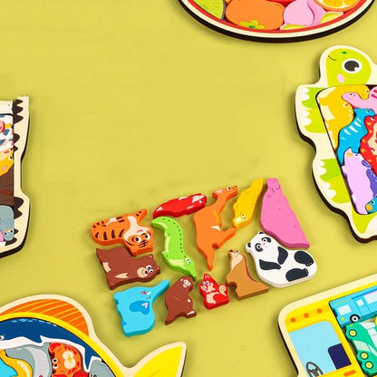 3D Animal tetris /puzzle board