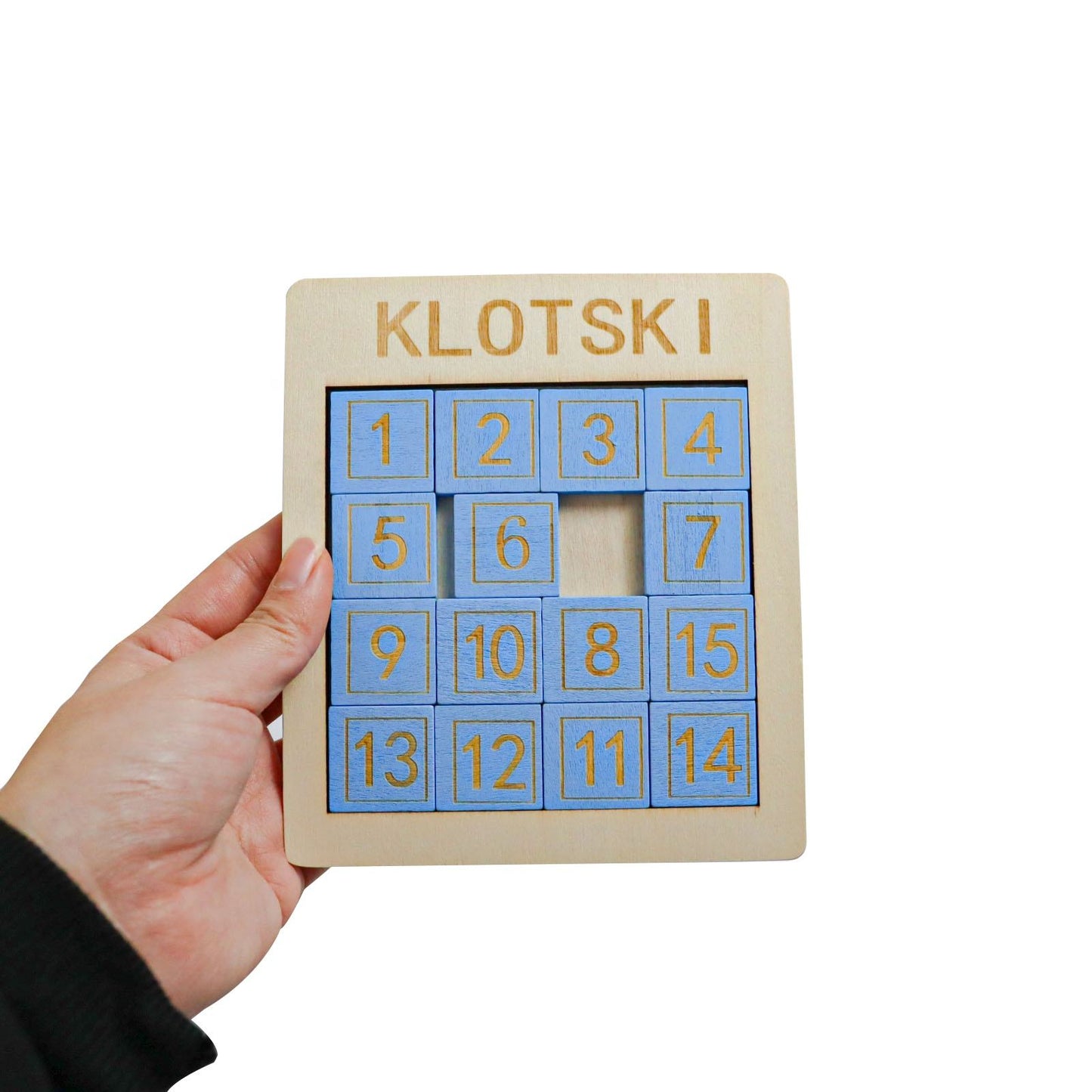 Klotski 15 Number Blocks Puzzle