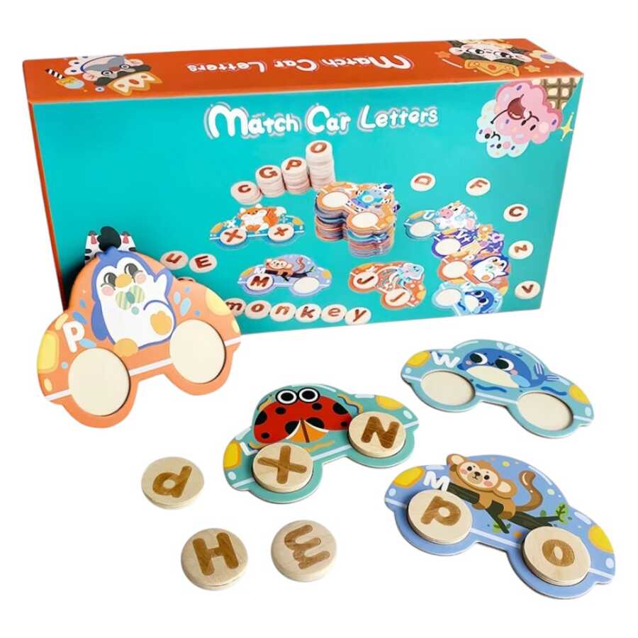 Matching car Letters