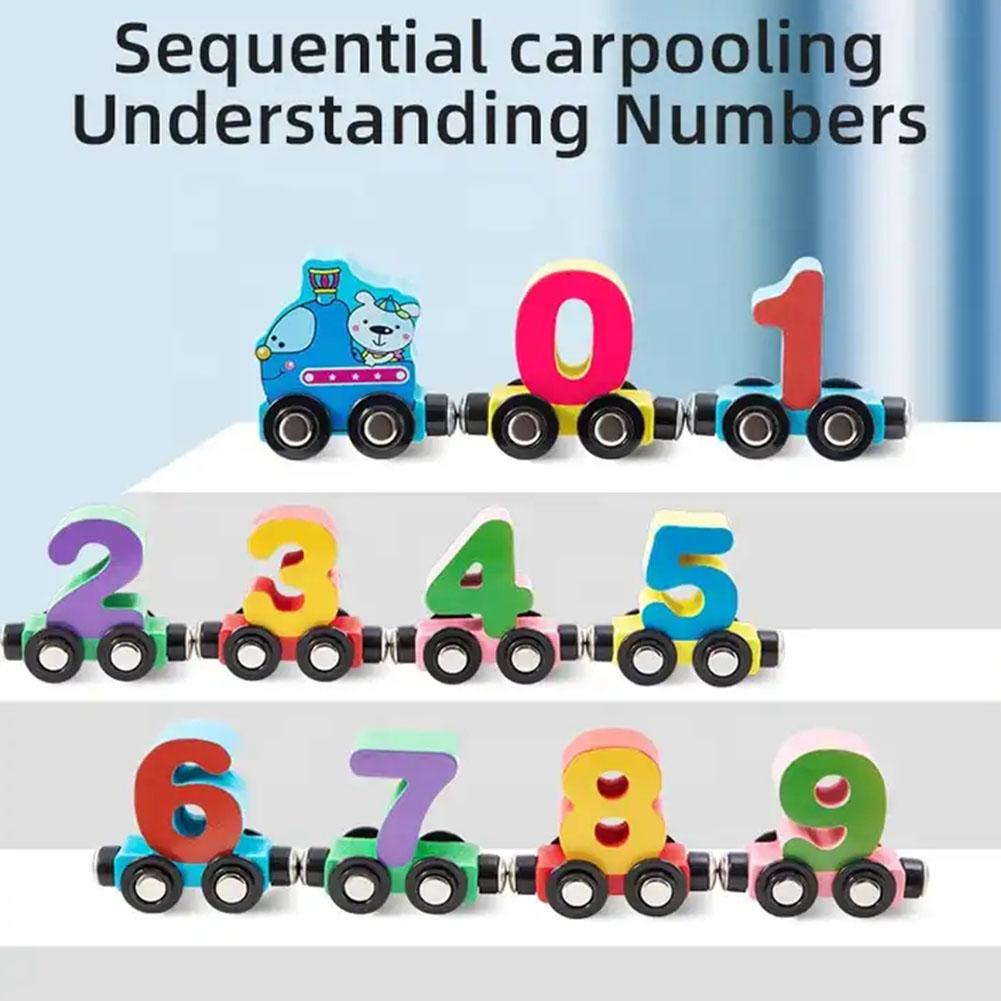 Number magnetic train