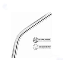 Steel straws with cleaner