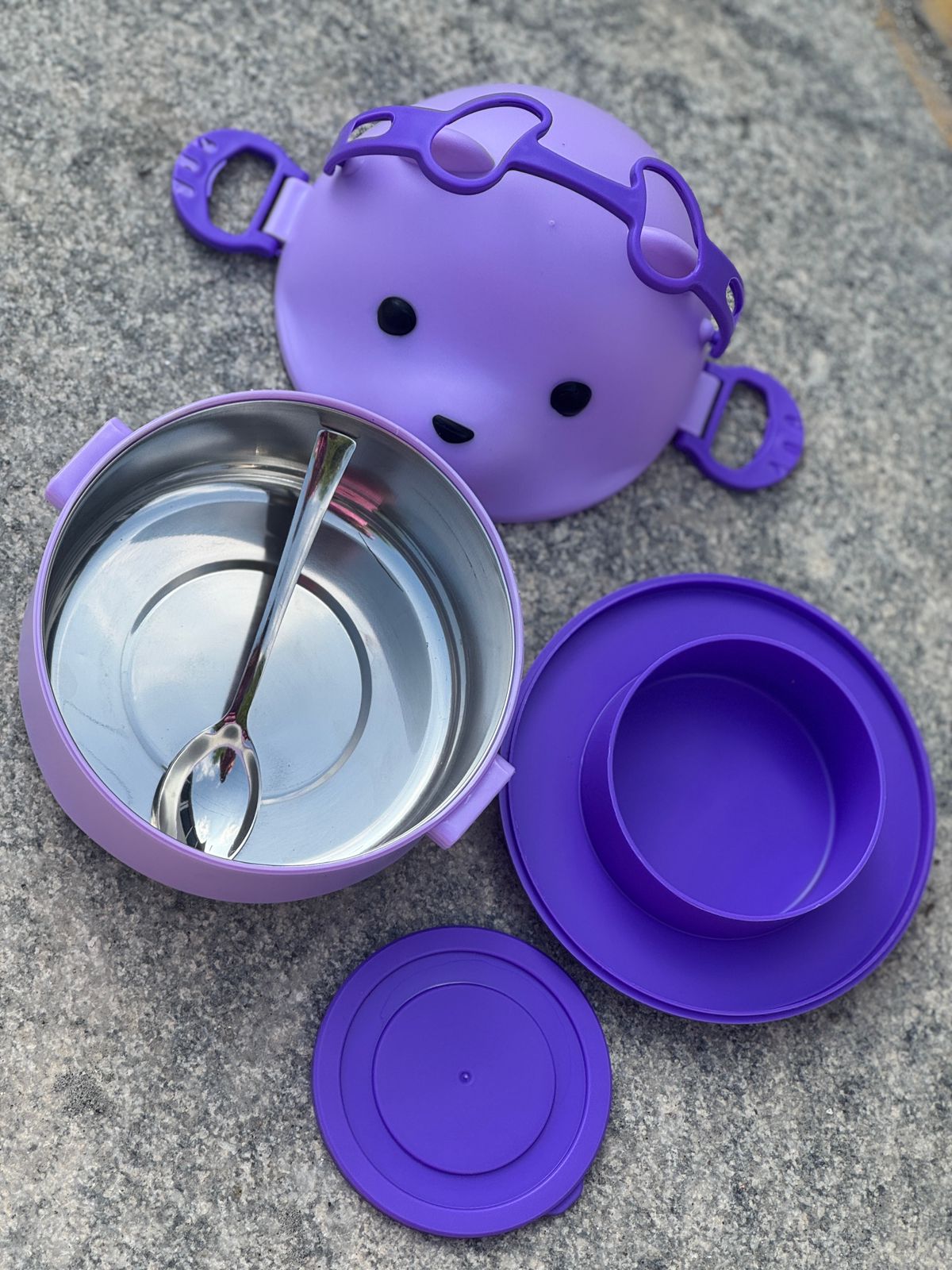 Panda lunchbox/ snack box(steel)