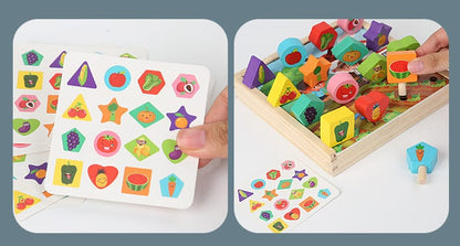 Premium Fruit and vegetable puzzle board