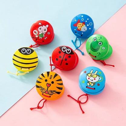 wooden cartoon clapper /rattle