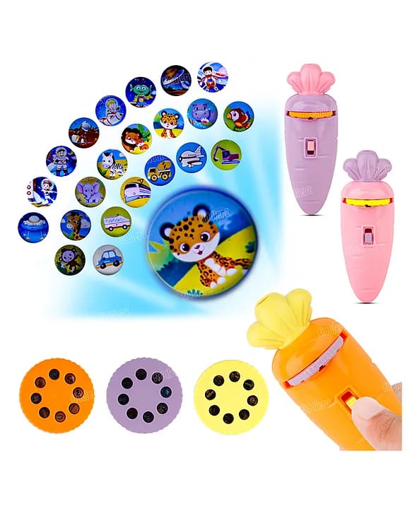 Carrot flashlight projector