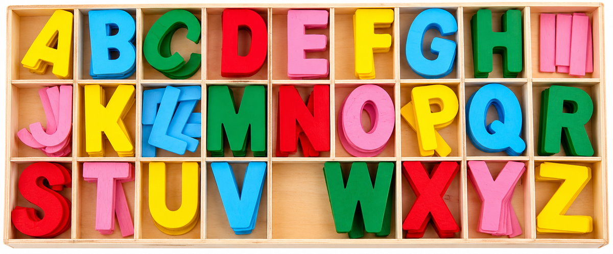 Alphabet Sorting Tray