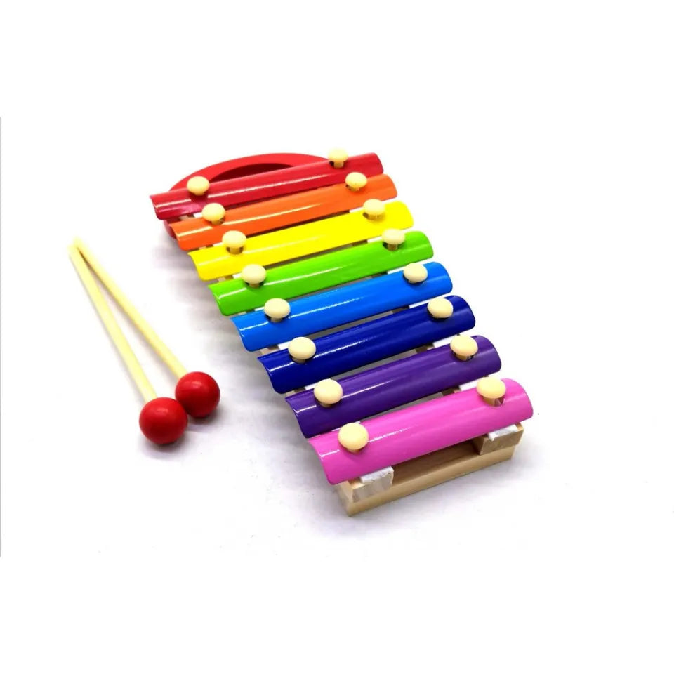 Cartoon animal hand  knock piano series
