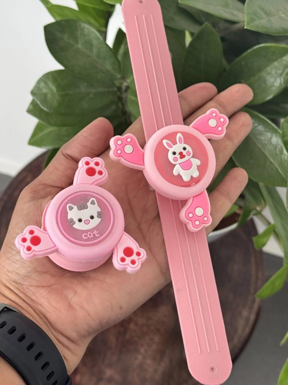 Led spinner slap band