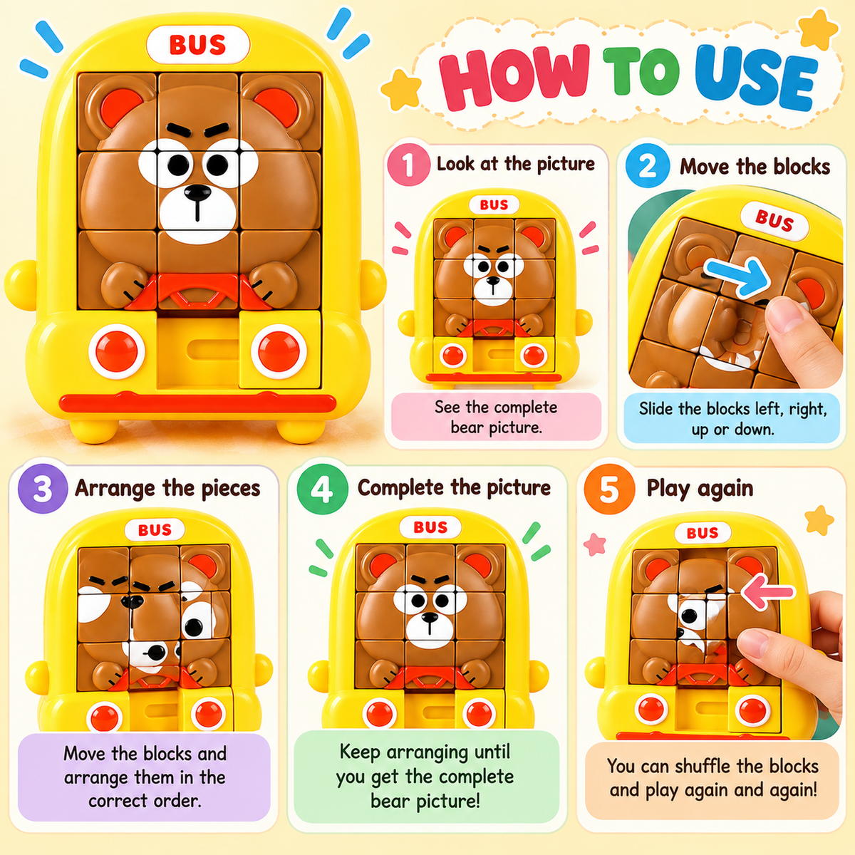 Mini Puzzle Bus