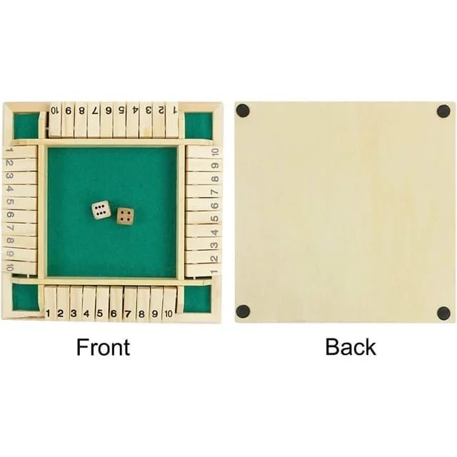 Four sided flip up game