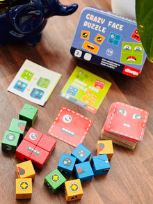 Face changing Rubik’s cube with tin box