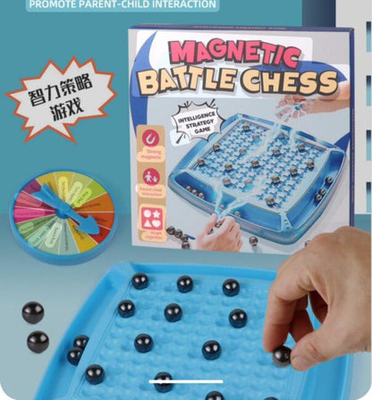 Magnetic battle chess