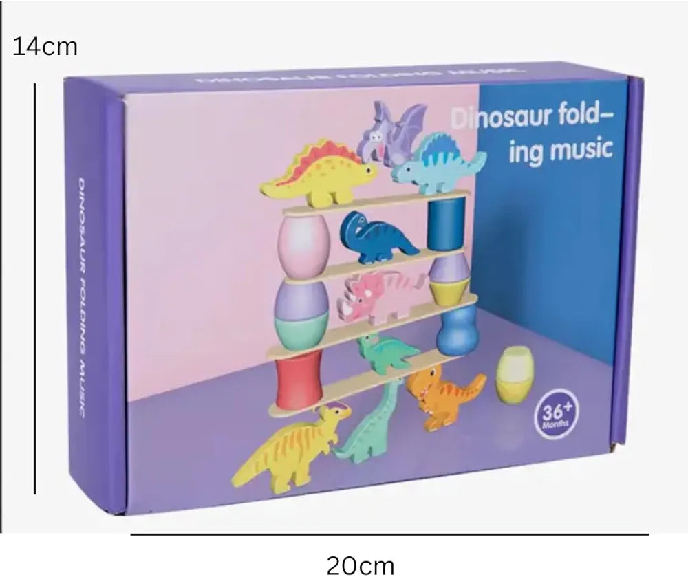 Dinosaur folding music