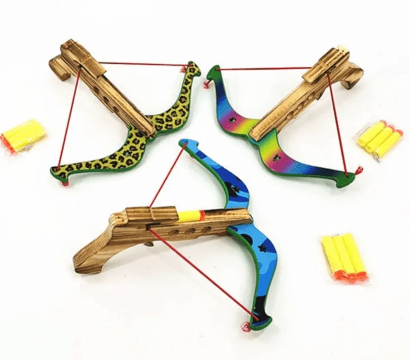 crossbody gun with soft foam projectile