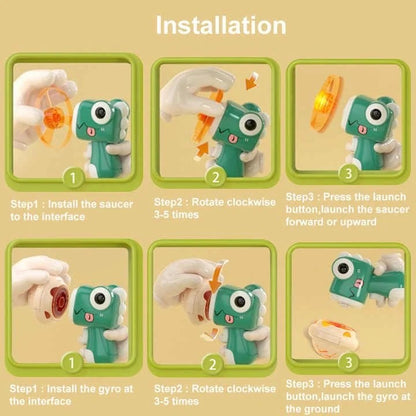 Dino UFO Gyro Gun