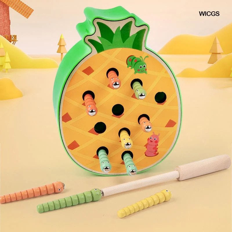 pineapple fishing toy