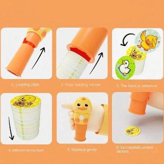 Velcro cartoon stamp