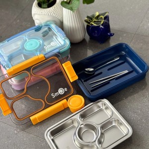 Smiley Partitions Lunch Box