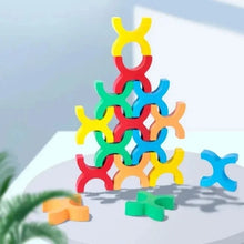 15 pcs wooden balancing blocks