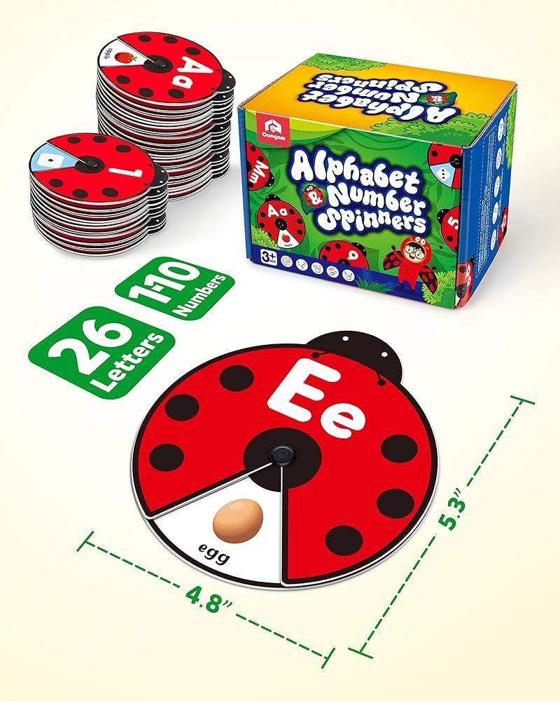 Alphabet & Number Spinner