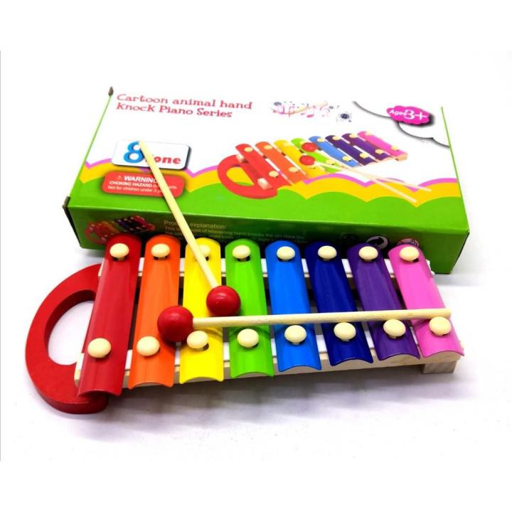 Cartoon animal hand  knock piano series