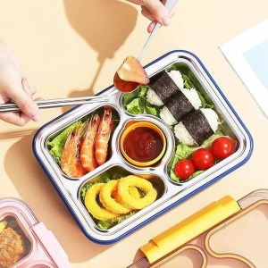 Smiley Partitions Lunch Box