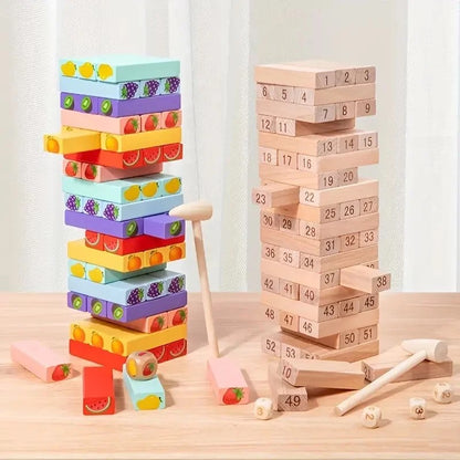 wooden jenga