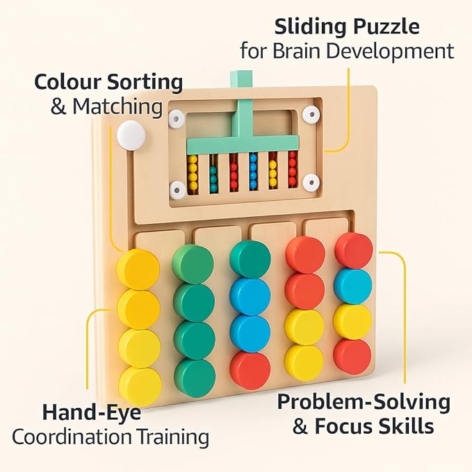 Colour matching slide Board