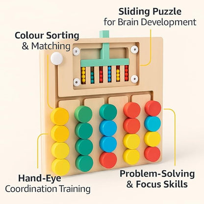 Colour matching slide Board