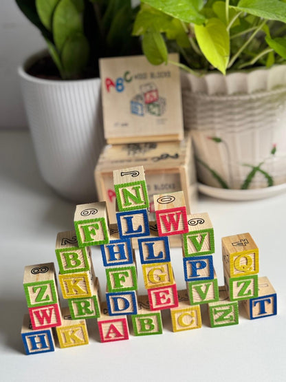 Wooden box with storage box