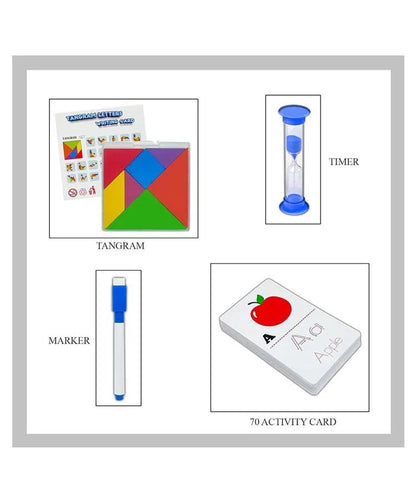 Tangram Letter Writing Card
