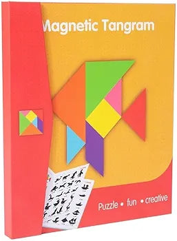 Mini magnetic  tangram book