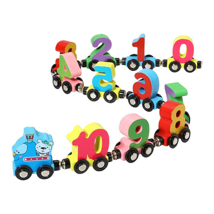 Number magnetic train