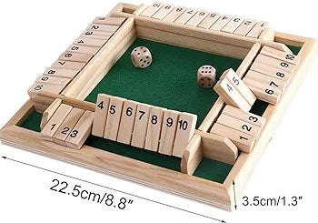 Four sided flip up game
