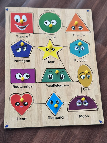 Wooden Pegboard