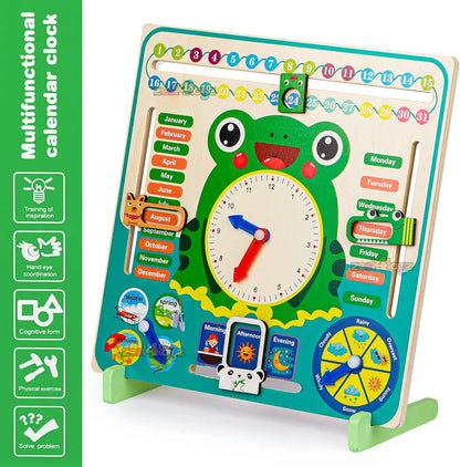 Multifunctional calendar clock