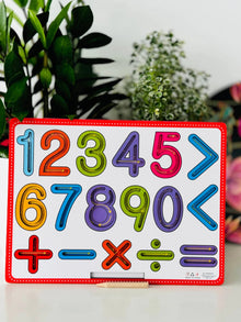 Single side Number Tracing board