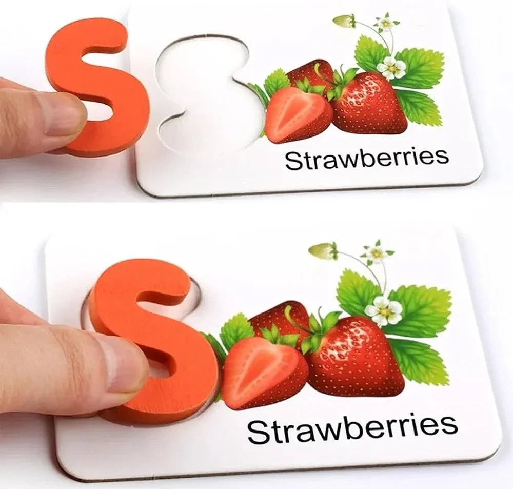 English Letter Identification Card