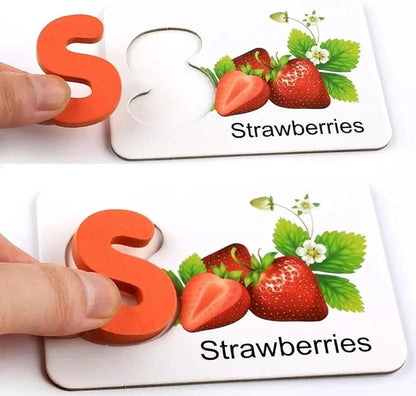 English Letter Identification Card