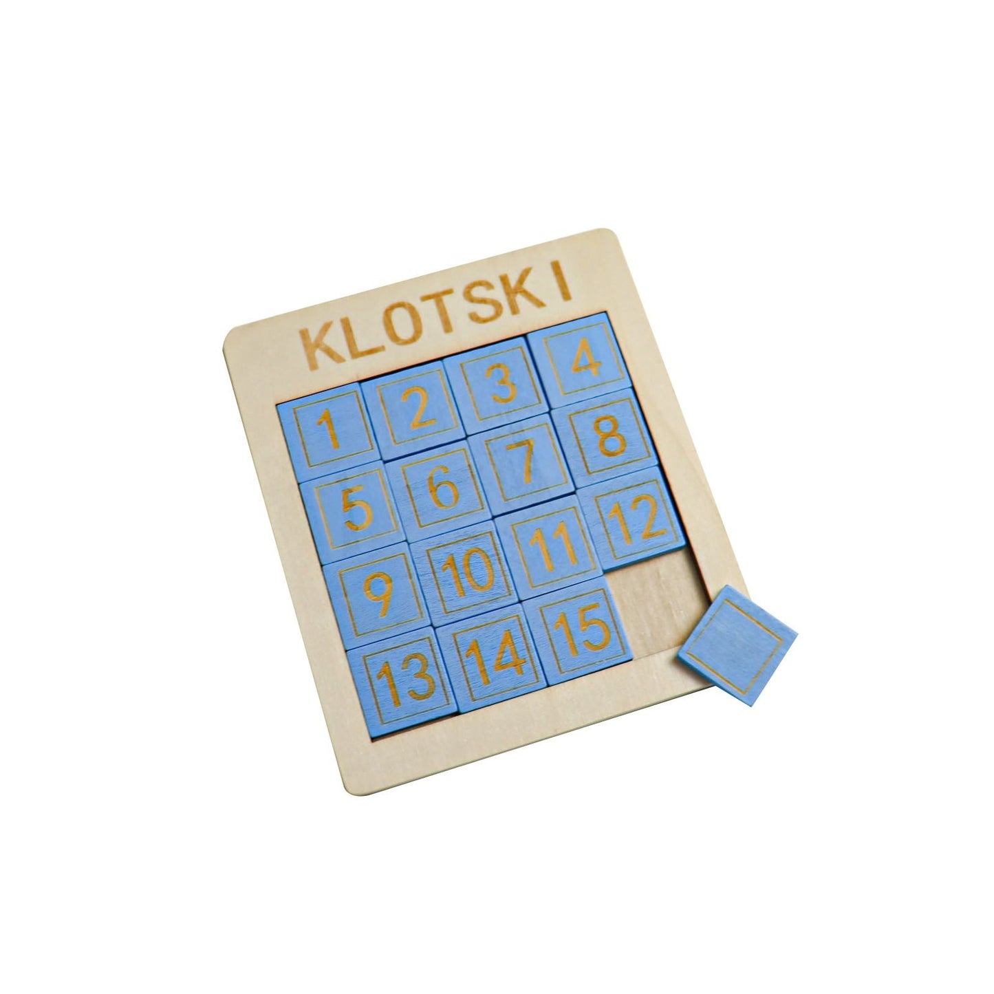 Klotski 15 Number Blocks Puzzle