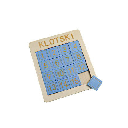 Klotski 15 Number Blocks Puzzle