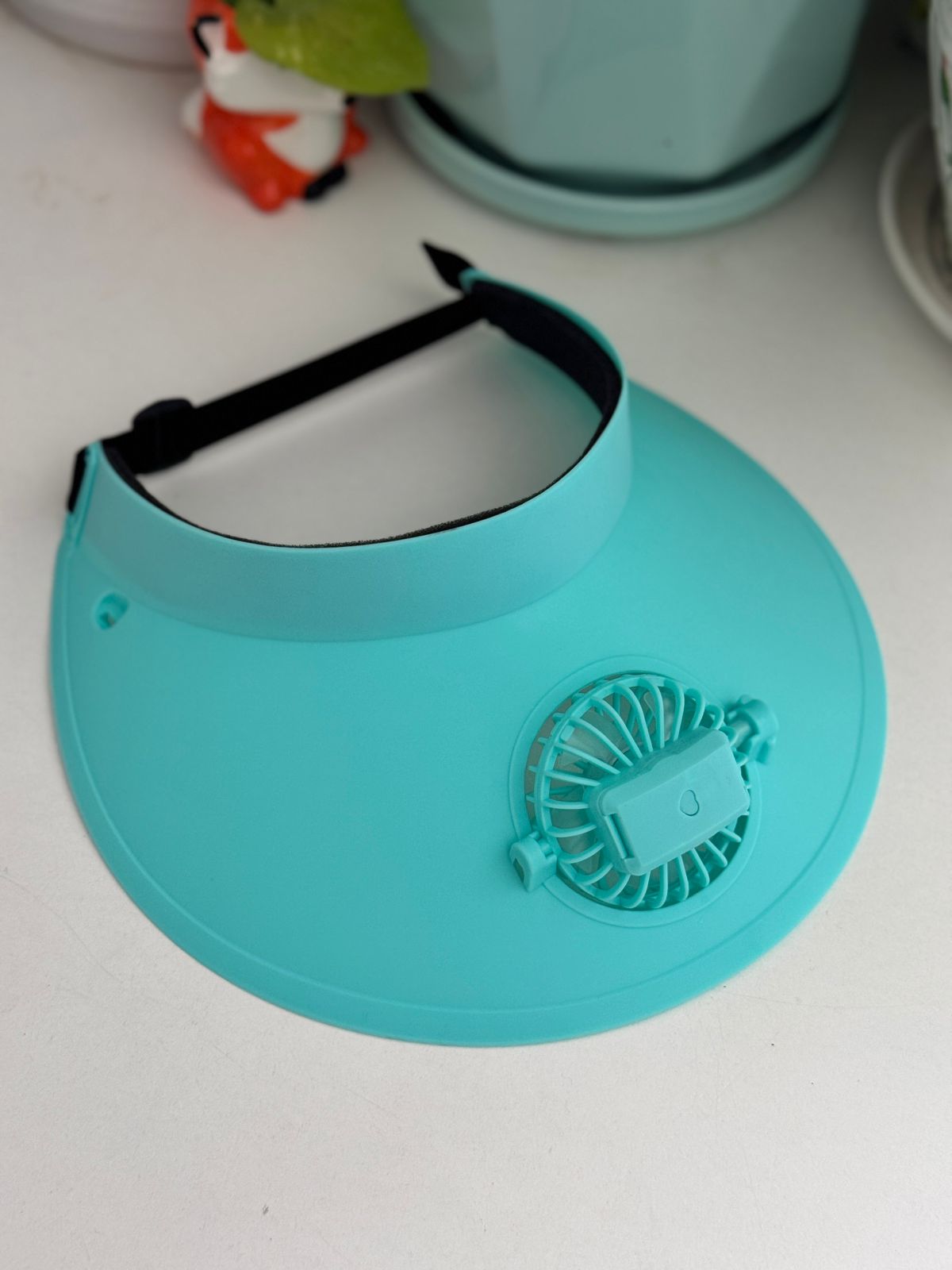 Visor Hat With Fan