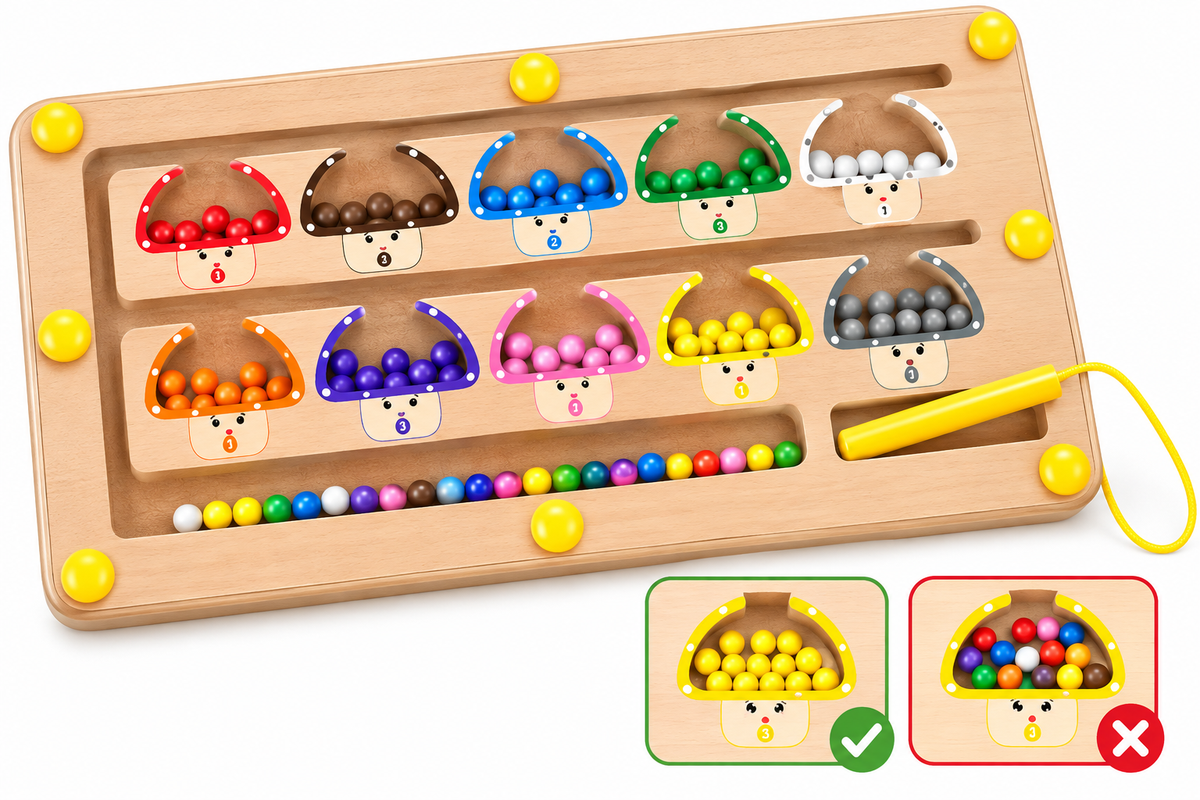 Wooden Color Matching Board