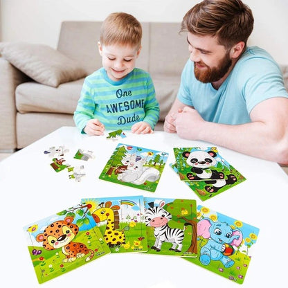 40 rs wooden puzzle with base image [15 *15 cm