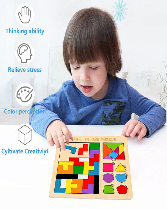 3 in 1 puzzle toy