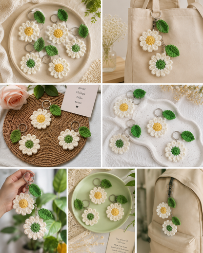 Handmade Crochet Keychain