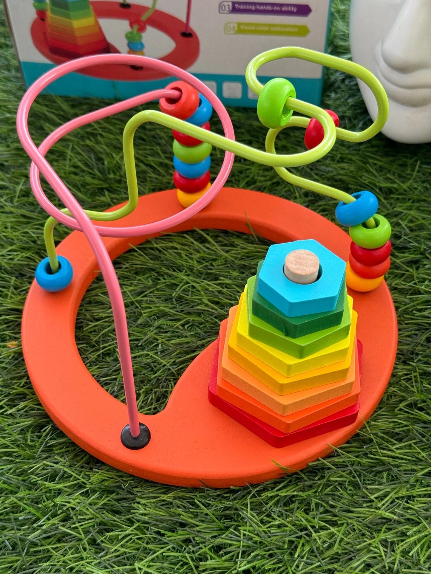 Beads around the tower