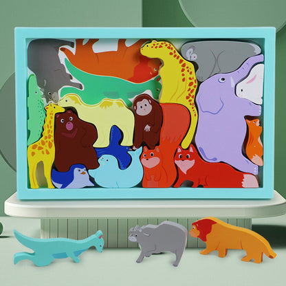 Wooden matching board