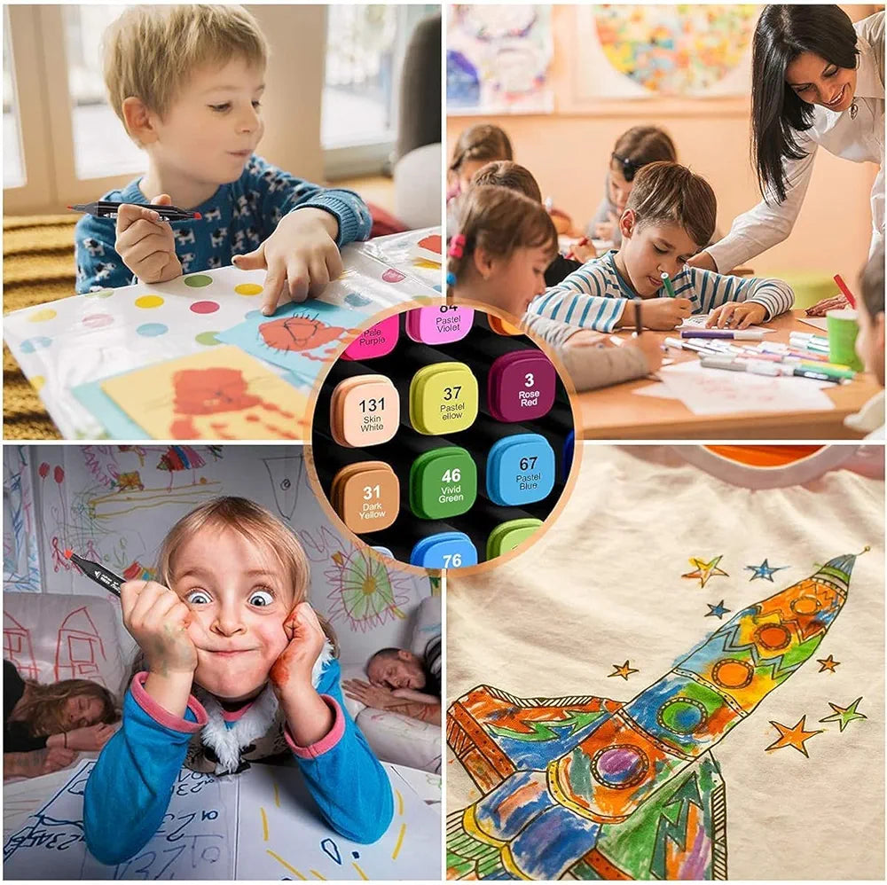 48 pieces art markers