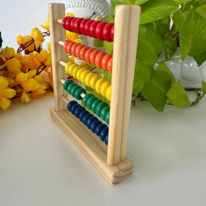 Wooden beads counting stand